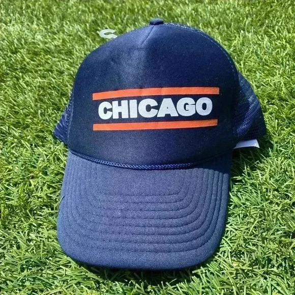 Nissin Chicago Trucker Hat Blue Adjustable - Picture 1 of 3